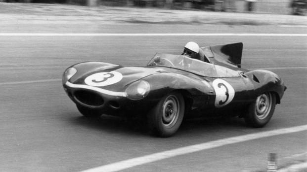 Jaguar D type Ecurie Ecosse 1957 Le Mans winner, Flockhart-Bueb.